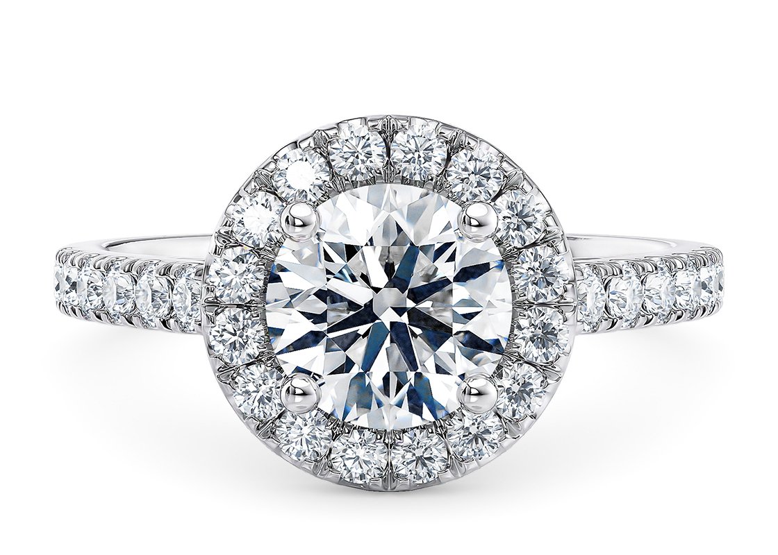 Medici halo round cut Diamond